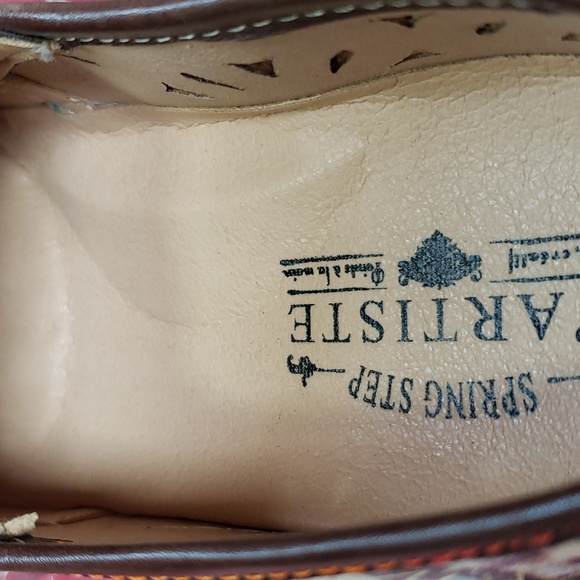 NWOT- L’artiste By Spring Step ‘Denofeden’ Laser Cut Slip On Leather Sneaker - Picture 12 of 12